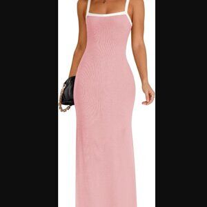 ZESICA Women's Summer Spaghetti Straps Maxi Dress